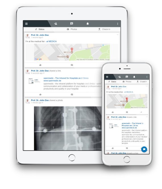 iPad und iPhone zeigen Status-Updates im Aktivitäten-Feed