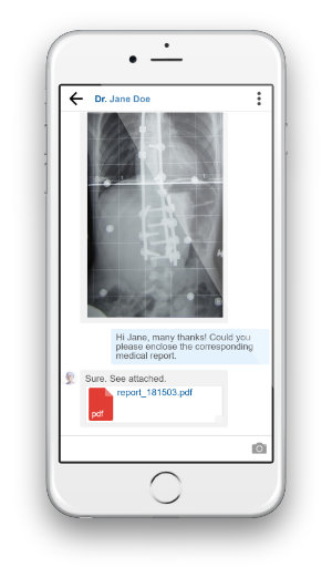 iPhone zeigt Nachrichten-Anhänge